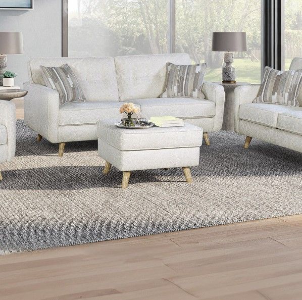 Legends Home Hollywood Metz Snow Ottoman-1