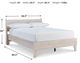 Signature Design by Ashley® Socalle Natural Full Panel Platform Bed-4