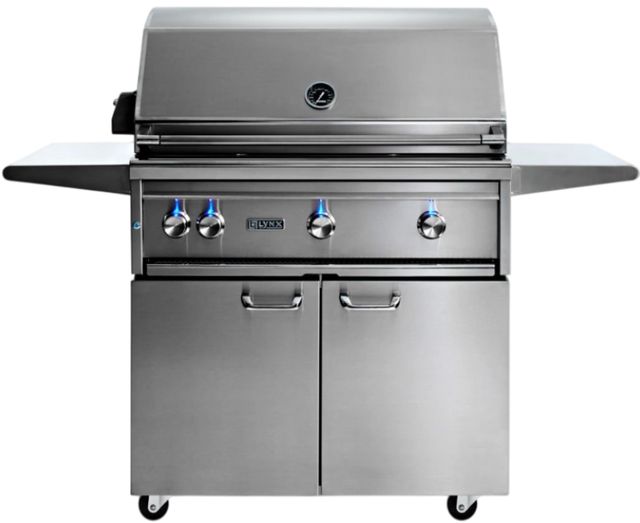 LYNX® Professional 3-Burner Stainless Steel Freestanding Liquid Propane Grill with Rotisserie-0