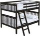 Crate Designs™ Furniture Espresso Full XL/Full XL Tall Mission Bunk Bed-0