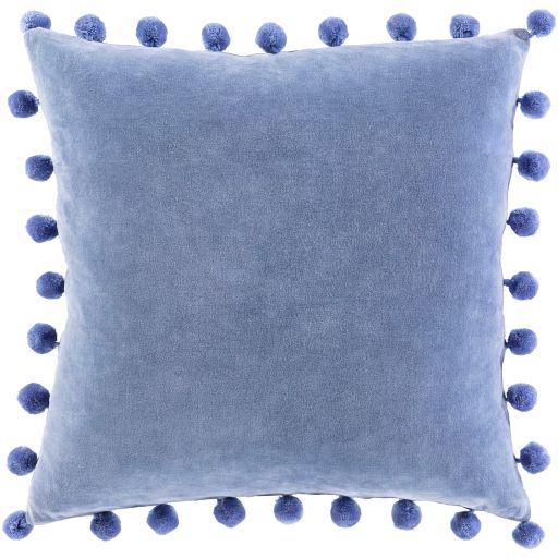 Surya Serengeti Denim 18"x18" Toss Pillow Shell-0