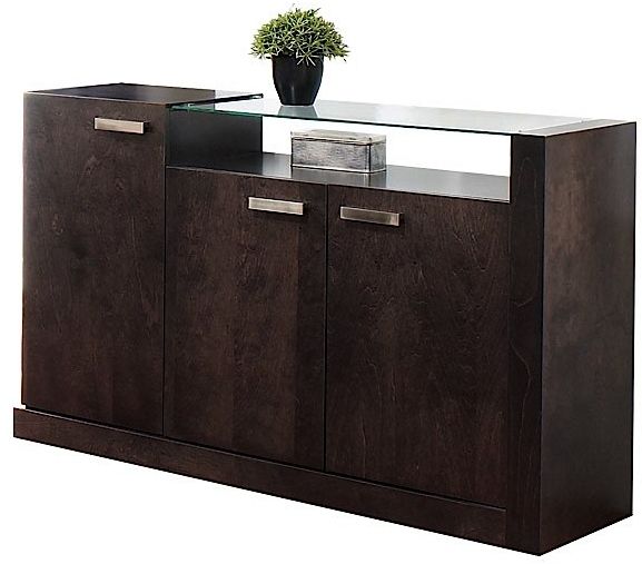 Buffet Twilight, brun foncé, VieBois®-0