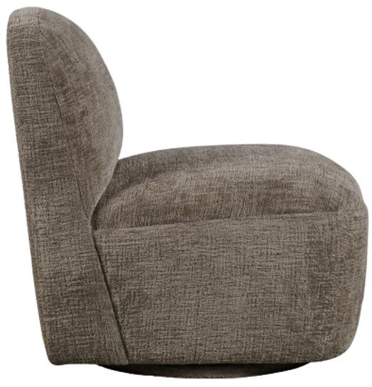 Jofran Inc. Josie Mink Swivel Chair-3