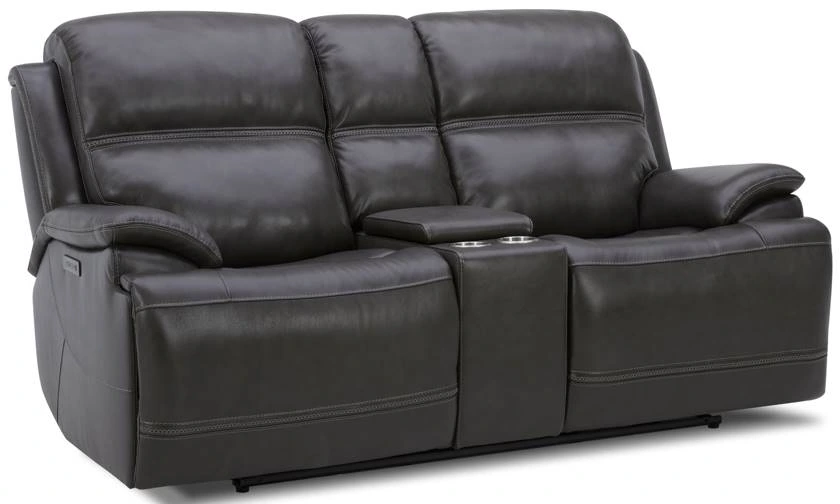 liberty　0710 Liberty Furniture Bentley Graphite Gray Leather Dual Power