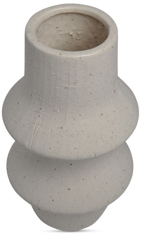 Moe's Home Collection Lacy White Vase-2