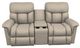 La-Z-Boy® Mateo Linen Power Wall Reclining Loveseat with Console and Headrest-1