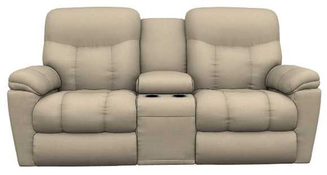 La-Z-Boy® Morrison Porcelain Manual Reclining Loveseat with Console-1