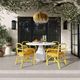 TOV Furniture Ginny Yellow Dining Chair-1
