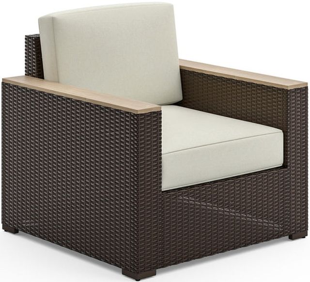homestyles® Palm Springs 4-Piece Brown Outdoor Loveseat Set-2