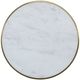 Century® Cadence Marble Top Accent Table with Mocha Base-3