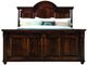 Mavin Customizable Bartlett's Island Queen Panel Bed with High Footboard-2