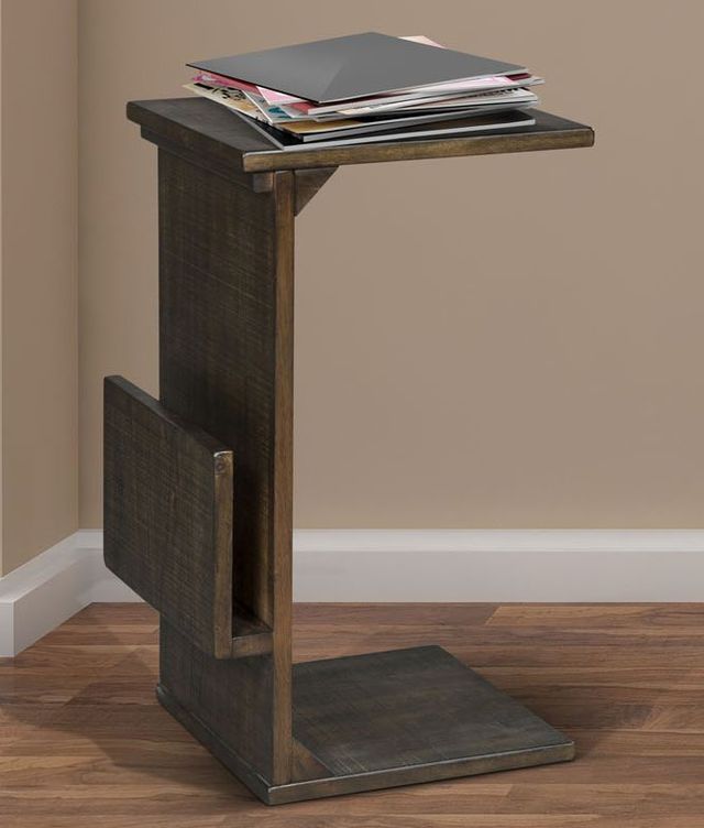 Sunny Designs™ Accent Tobacco Leaf Chairside Table With Magazine Rack-4