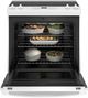 GE® 30" White Slide In Electric Range-2