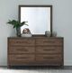 Liberty Furniture Shaker Lakes Harvest Brown Dresser and Mirror-1