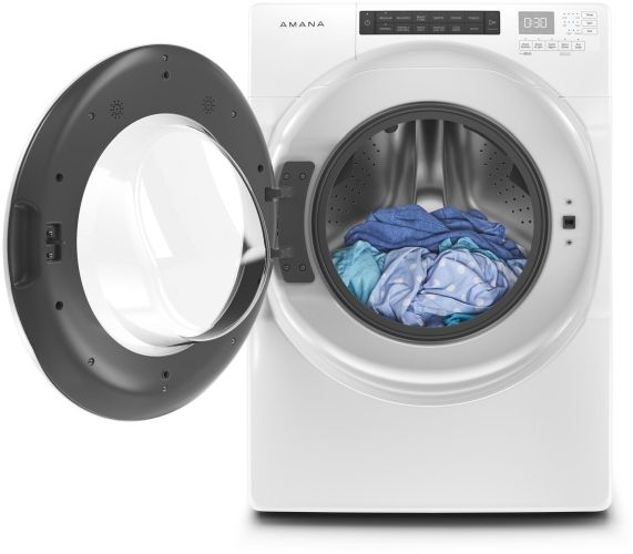 Amana® 5.0 Cu. Ft. White Front Load Washer-10