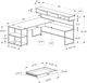 Monarch Specialties Inc. Grey Computer Corner Desk-4
