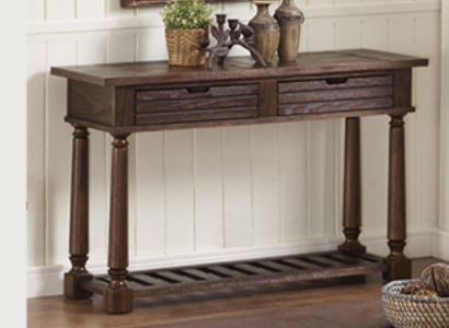 Bernards Laredo Brown Sofa Table-0