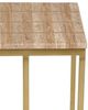 Currey & Company Dezi Natural C Table with Brass Base-3