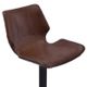 Armen Living Zuma Vintage Coffee/Black Adjustable Bar Stool-2
