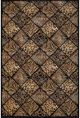 Cosmos Carpets Pazzazz Africa Beige/Black 8' x 11' Area Rug-0