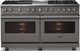 Viking® 5 Series 60" Damascus Gray Pro Style Dual Fuel (NG) Range with Polished Chrome Trim-4