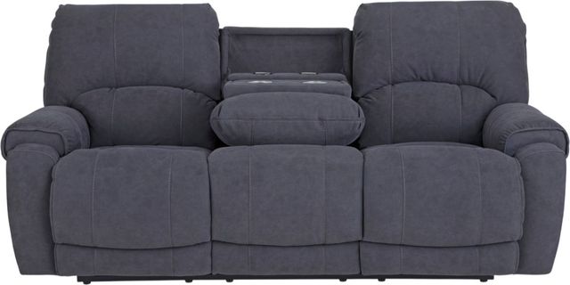 HomeStretch Showtime Graphite Power Reclining Sofa with Headrest and Lumbar-3