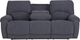 HomeStretch Showtime Graphite Power Reclining Sofa with Headrest and Lumbar-3