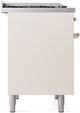 Ilve® Nostalgie II Series 40" Antique White Pro Style Dual Fuel Range-3