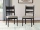 Signature Design by Ashley® Chadworth Black Upholstered Side Chair-1