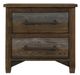 International Furniture Direct Town Brown/Gray Nightstand-1