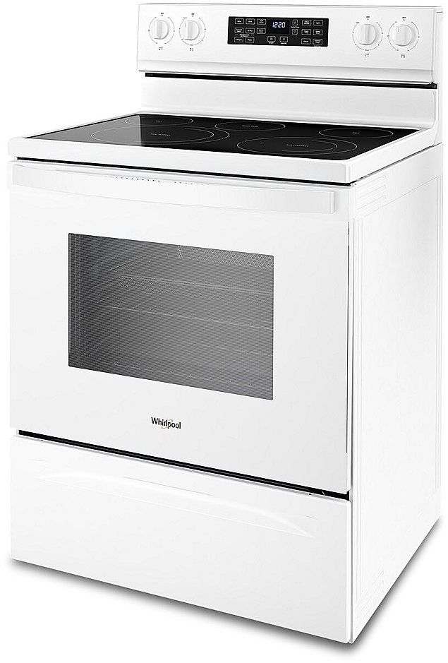 Whirlpool® 30" White Freestanding Electric Range with 5-in-1 Air Fry Oven-2