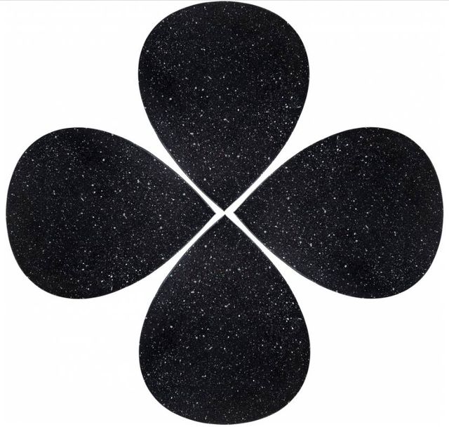 Meridian Furniture Petal 4-Piece Black Coffee Table Set-1