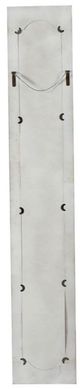 A & B Home Weathered White Floor Mirror-2
