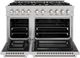 ZLINE Select 48" Satin Stainless Steel Pro Style Dual Fuel Range-1