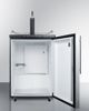 Summit® 5.6 Cu. Ft. Stainless Steel Beer Cooler/Kegerator-2
