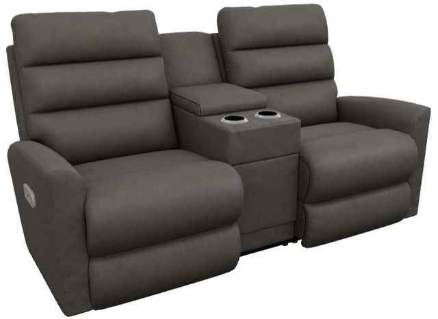 La-Z-Boy® Liam Ash Power Wall Reclining Loveseat with Console, Headrest, and Lumbar-0