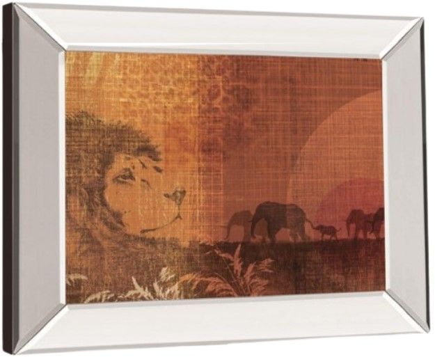 Classy Living Venter, T. Safari Sunset II Wall Art-1