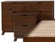 Powell® Portix 4-Piece Walnut King Simple Bedroom Set-2