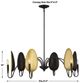 Uttermost® Warwick Matte Black/Matte Gold 6-Light Chandelier-2