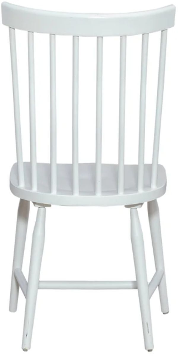 Liberty Furniture Palmetto Heights Two-Tone Shell White Spindle Back Side Chair-3