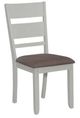 Liberty Furniture Brook Bay 5-Piece Carbon Grey/Textured White Trestle Table Set-2