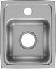 Elkay Lustertone® Classic Lustrous Satin 13" x 16" x 6-1/2" 2-Hole Single Bowl Drop-In ADA Sink-1