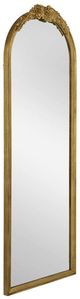 A & B Home Etienne Gold Arched Floor Mirror-0