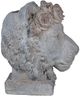 A & B Home Aged Gray Lion Planter-3