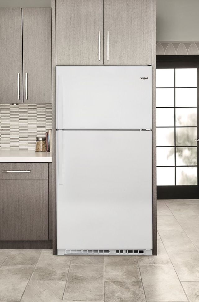 Whirlpool® 33 in. 20.5 Cu. Ft. White Top Freezer Refrigerator-8