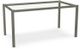 Amisco Customizable Bennington 72" Clear Glass Top Counter Height Table-0