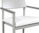 CabanaCoast® Customizable Nevis Aluminum Outdoor Dining Chair-3