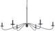 Forty West Hunter Black 6-Light Chandelier-0