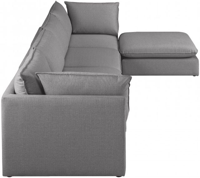 Meridian Furniture Mackenzie 5-Piece Grey Modular Sectional Set-2