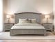 International Furniture Direct Ridge Gray Queen Panel Bed-1
